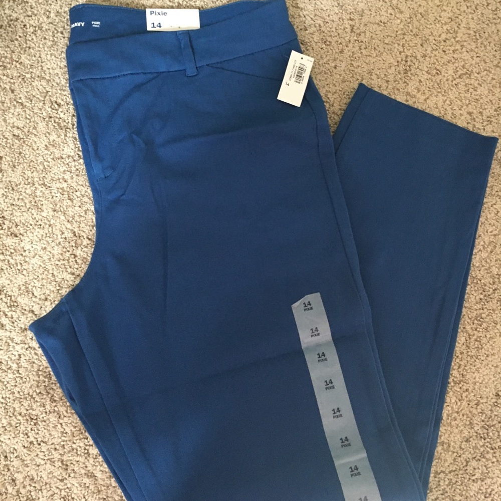 Royal Blue Pixie Ankle Pants